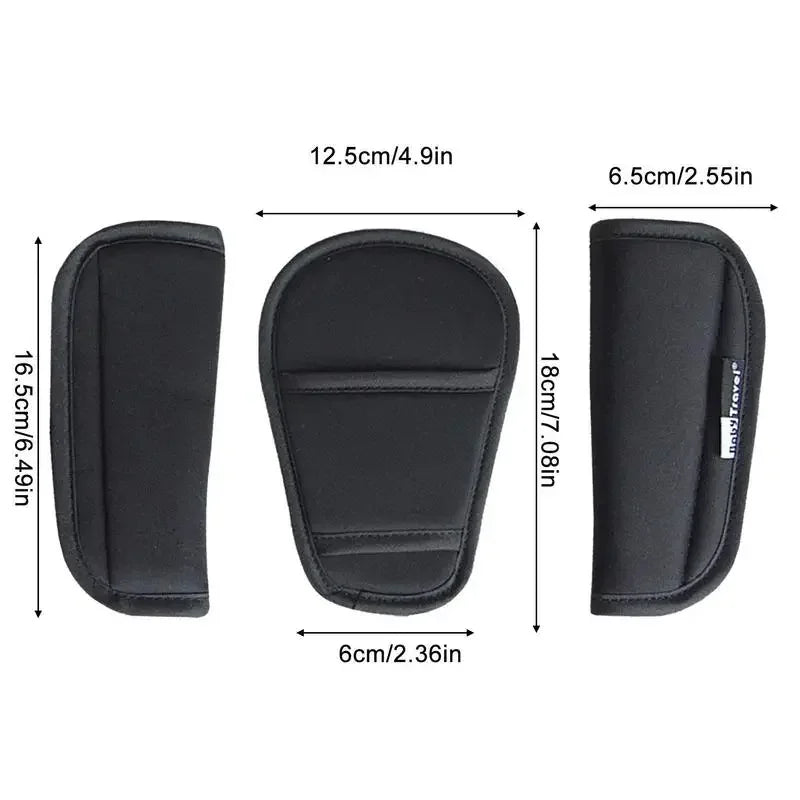 Stroller Strap Covers Three Piece Car Seats Accessories Cushion