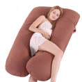 Load image into Gallery viewer, U-shaped Pregnancy Pillow Pure Cotton Lumbar Support Backrest Pillow
