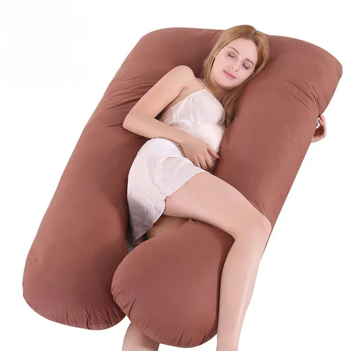 U-shaped Pregnancy Pillow Pure Cotton Lumbar Support Backrest Pillow