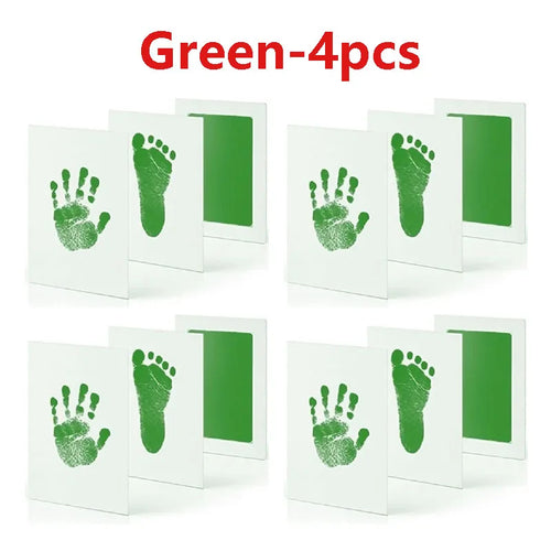 Baby Care Non-Toxic Baby Handprint Footprint Imprint Kit Baby