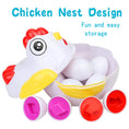 Load image into Gallery viewer, 12 Matching Eggs Montessori Sensory Baby Toys Easter Eggs Chicken
