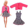 Load image into Gallery viewer, Barbies Doll Clothes Doll Dress Fashion Outfit Shirt Casual Wear Skirt
