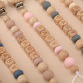 Load image into Gallery viewer, Baby Pacifier Clips Personalized Name BPA Free Morandi Color Dummy
