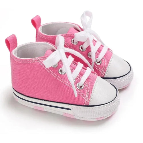 New Baby Shoes Boys Girls Classic Canvas Casual Sneakers Newborn First