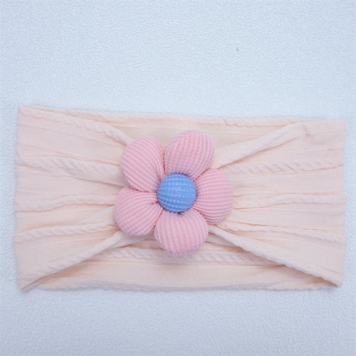 New Flower Newborn Baby Headband Soft Elastic Nylon Infant Toddler