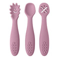 Load image into Gallery viewer, 3PCS Cute Baby Learning Spoons Utensils Set Newborn Feeding Spoon Set
