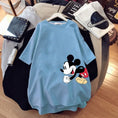 Load image into Gallery viewer, Disney Mickey Mouse T-shirt Summer Cartoon Mid-length Short-sleeved
