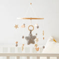 Load image into Gallery viewer, Baby Rattle Toy 0-12 Months Wooden Mobile On The Bed Beech Wind Chime
