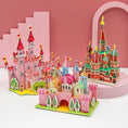 Load image into Gallery viewer, 3D Paper Puzzle Montessori Miniature Houses Funny Carton Construction
