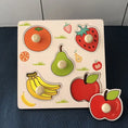 Load image into Gallery viewer, Children Hand Scratch Board Baby Montessori Early Education Fruit
