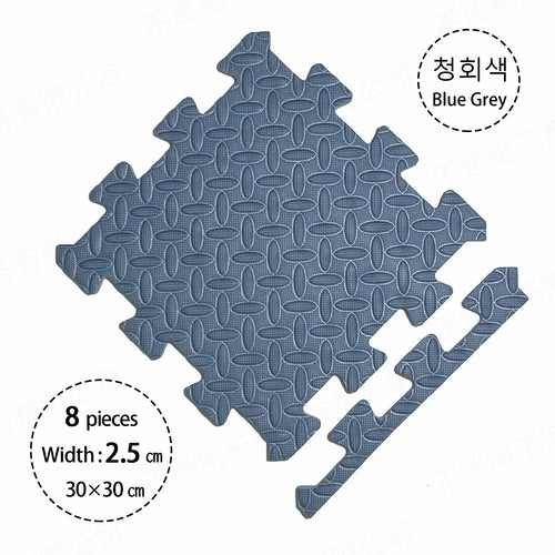 2.5CM Thick 30×30 Solid Color Baby Children's Room Game Mat Carpet