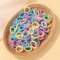 Load image into Gallery viewer, 100Pcs/bag Girls Colorful Hair Bands Set Nylon Elastic Rubber Band
