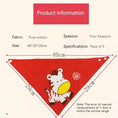 Load image into Gallery viewer, 5pcs Pure Cotton Bandana Waterproof Bibs Baby Saliva Towel Triangle
