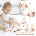 Load image into Gallery viewer, Wooden Lacing Shoe Toy Learn to Tie Laces Creative Threading Toys
