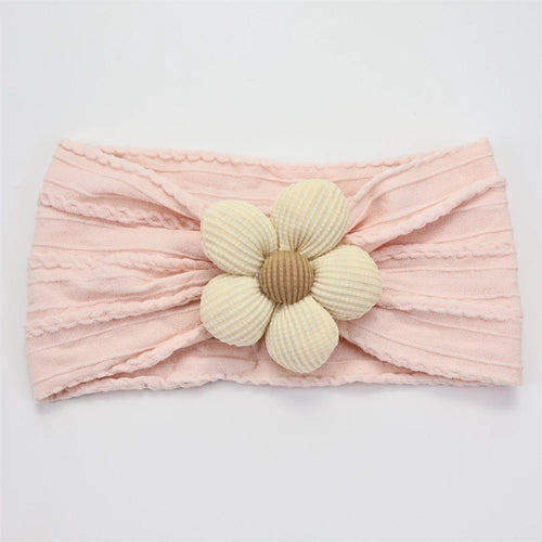 New Flower Newborn Baby Headband Soft Elastic Nylon Infant Toddler