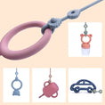 Load image into Gallery viewer, Baby Pacifier Chain with Safety Straps Silicone Holder Stroller &
