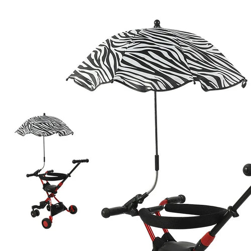 Universal Baby Car Pram Umbrella Adjustable Shade Umbrella Uv Sunshade