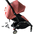 Load image into Gallery viewer, MomTan 1:1 Ginger Pink Double-layer Waterproof  Fabric Baby Stroller
