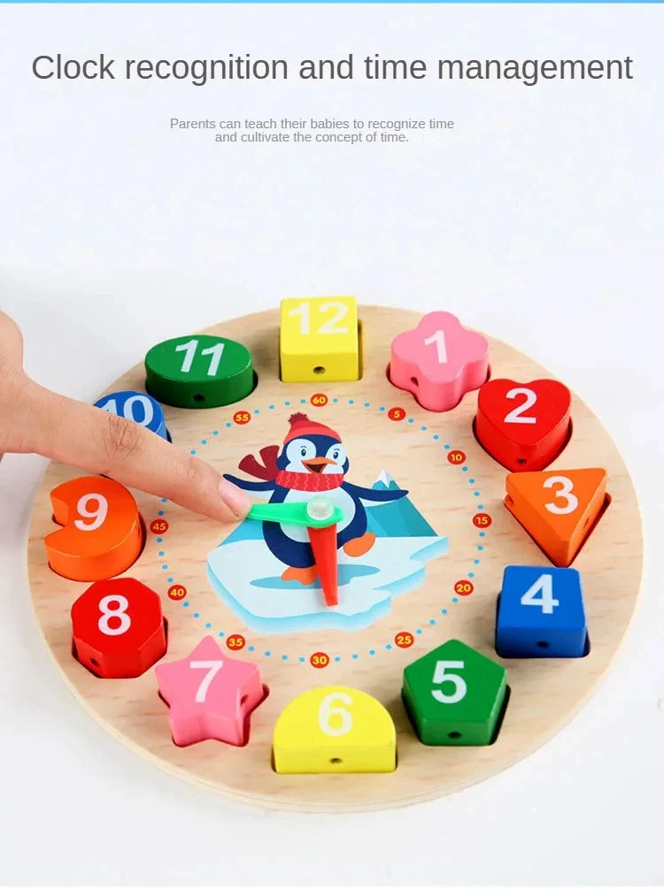 Montessori Wooden Toys for Babies 1 2 3 Years Boy Girl Gift Baby