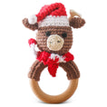 Load image into Gallery viewer, 1pc Baby Animal Crochet Rattle 0 12 Months Baby Toys Mother Kids
