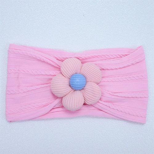 New Flower Newborn Baby Headband Soft Elastic Nylon Infant Toddler