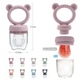 Load image into Gallery viewer, Baby Pacifier Fruit Feeder With Cover Silicone Newborn Nipple Fresh
