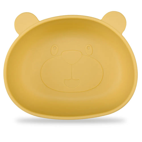 BPA Free Silicone Panda Dishes for Baby 2Pcs/1Set Silicone Baby