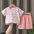 Load image into Gallery viewer, girls clothes set Short Sleeve 2pcs Tshirt+Short 1 2 3 Years Old
