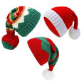 Load image into Gallery viewer, Parent-Child Christmas Hat Big Pompom Mother Kids Knit Beanie Cap
