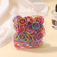 Load image into Gallery viewer, 100Pcs/bag Girls Colorful Hair Bands Set Nylon Elastic Rubber Band
