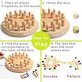 Load image into Gallery viewer, Montessori Wooden Memory Match Stick Chess Board Game Logic Braintease
