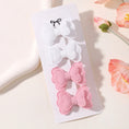 Load image into Gallery viewer, 4Pcs/set Candy Colored Hair Clip Set for Girls Double Layered Bow Cute
