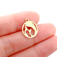 Load image into Gallery viewer, 5pcs/Lot Stainless Steel Pendant Cute Baby Foot /Virgin Mary/Maternal
