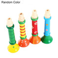 Load image into Gallery viewer, Wooden Trumpet Children Toy Horn Whistle Musical Instrument for Kids
