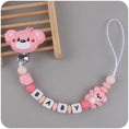 Load image into Gallery viewer, Baby Handmade Personalized Name Clips Cartoon Silicone Beads Pacifier
