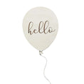 Load image into Gallery viewer, Baby Wooden Balloon Milestone Newborn Birth 1-12 Month Card Birthday
