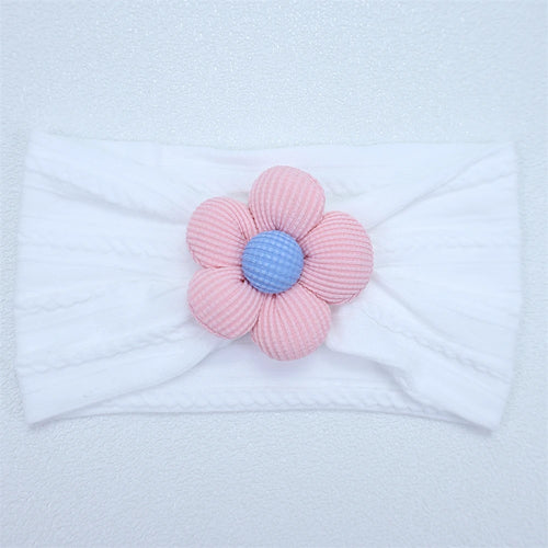 New Flower Newborn Baby Headband Soft Elastic Nylon Infant Toddler