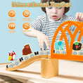 Load image into Gallery viewer, Montessori Magnetic Wooden Train Toys Early Educational Cognition
