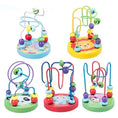 Load image into Gallery viewer, Colorful Wooden Roller Coaster Educational Circle Toy For Preschool
