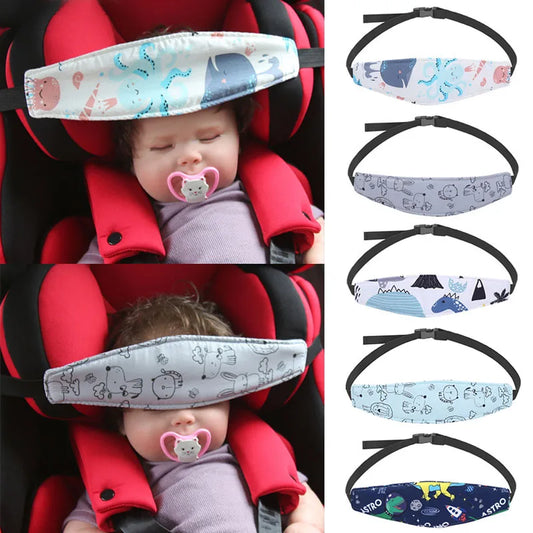 Infant Baby Car Seat Head Support Children Belt Fastening Belt