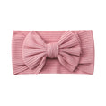 Load image into Gallery viewer, Candy Color Knit Baby Headbands Rib Bow Elastic Soft Newborn Headbands
