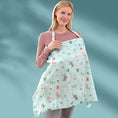 Load image into Gallery viewer, Cotton Mother Cape Blanket Nursing Apron Carseat Stoller Cover
