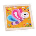 Load image into Gallery viewer, Hot Sale 11X11CM Kids Wooden Puzzle Baby Cartoon Animal Traffic
