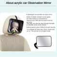 Load image into Gallery viewer, EAFC Adjustable Wide Car Rear Seat Mirror Baby/Child Seat Car Safety
