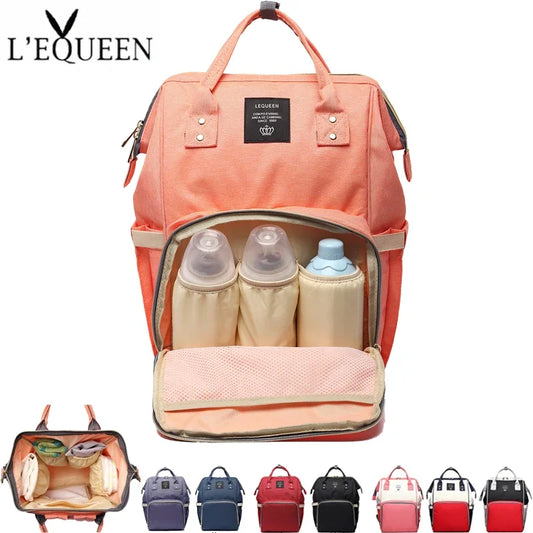 Lequeen Mummy Maternity Diaper Bag Backpack Nappy Bag Large Capacity