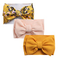 Load image into Gallery viewer, 3Pcs/Lot Flower Bullet Baby Headband Cow Leopard Dot Print Headwraps
