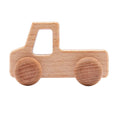 Load image into Gallery viewer, Wooden Baby Car Toys Beech Wooden Dinosaur Cartoon Car Teether
