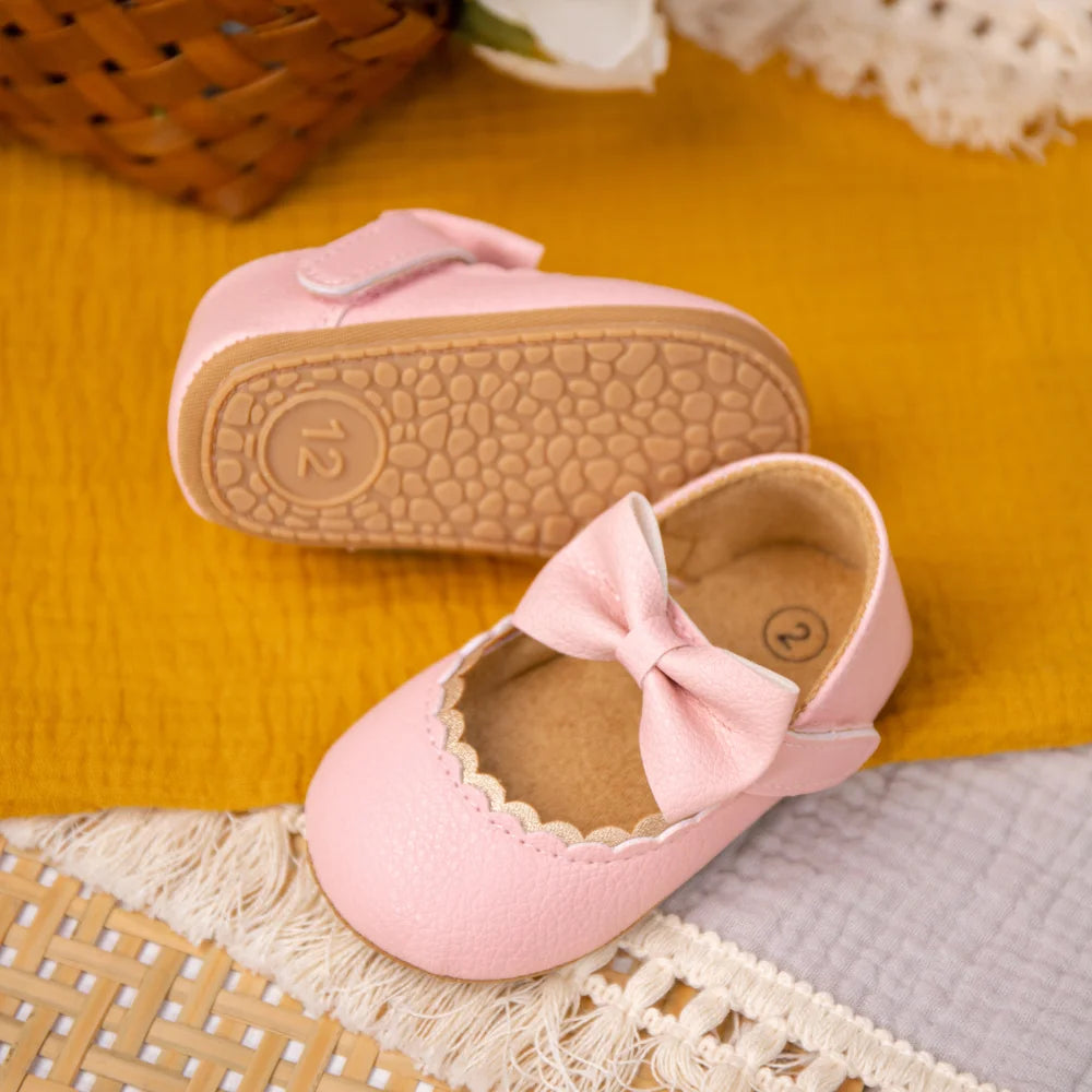 New Spring Autumn Baby Shoes Fashion Bow Princess Party Baby Girl