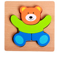 Load image into Gallery viewer, Wooden 3D Toys Puzzle Cartoon Animals Early Learning Cognition
