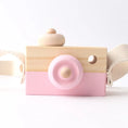 Load image into Gallery viewer, Wooden Fashion Camera Baby Toys Pendant Baby Block Montessori Toys for
